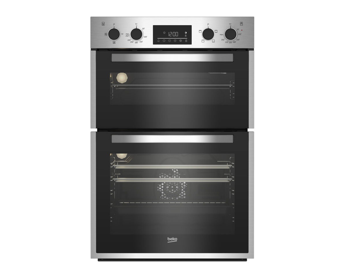 Beko 60cm Built-In Double Oven Inox